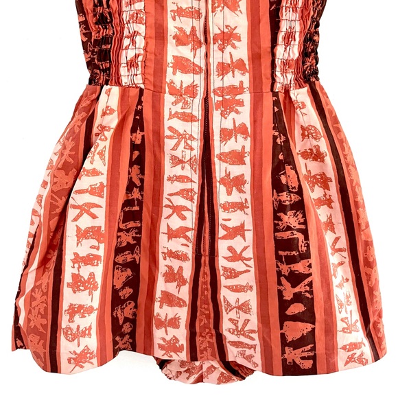 Vintage 40’s Jantzen novelty print swimsuit bathing suit romper - Picture 3 of 10